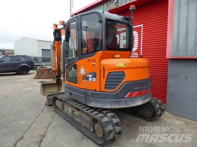 Doosan DX 63-3 Miniekskavaatorid < 7 t