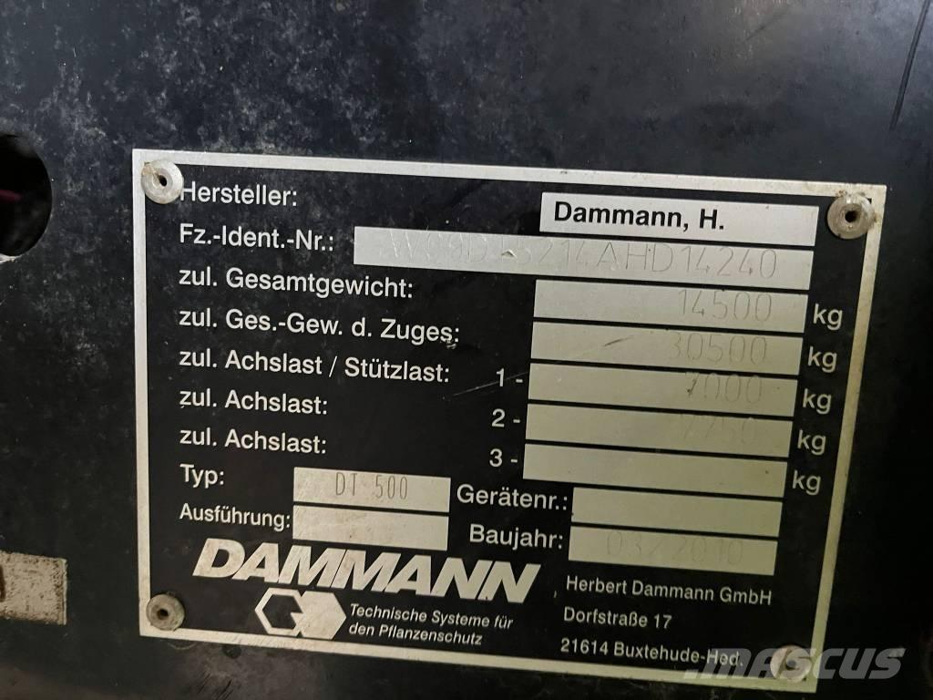 Dammann DT 500 Iseliikuvad pritsid