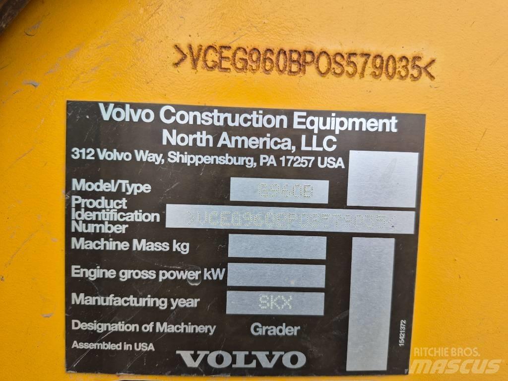 Volvo G 960B Greiderid