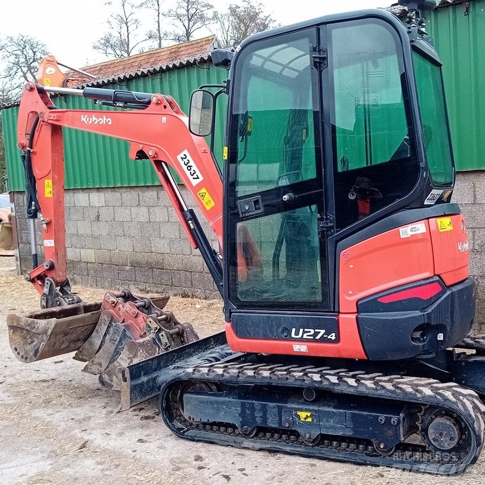Kubota U 27-4 Miniekskavaatorid < 7 t