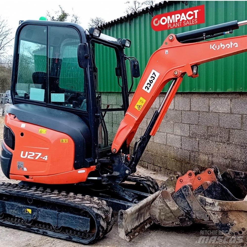 Kubota U 27-4 Miniekskavaatorid < 7 t