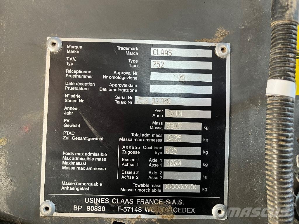 CLAAS Variant 380 Ruloonpressid