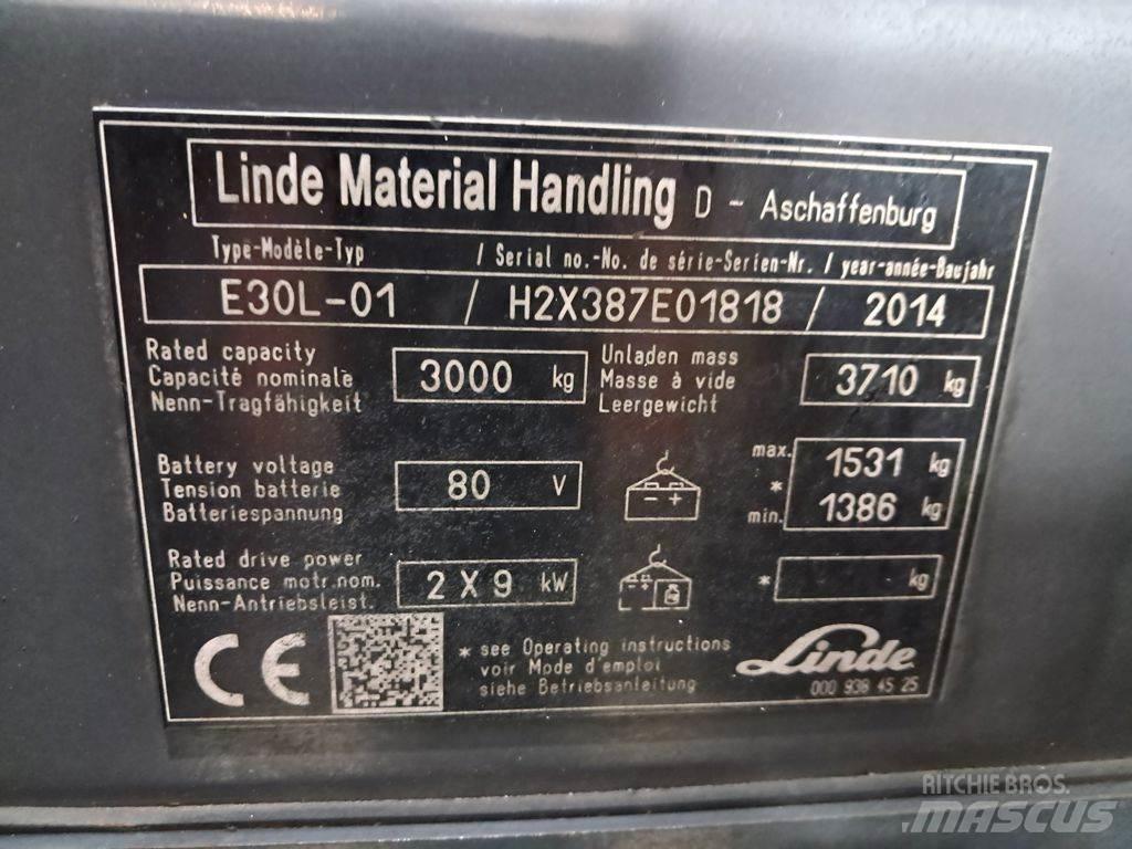 Linde E30L-01 Elektritõstukid