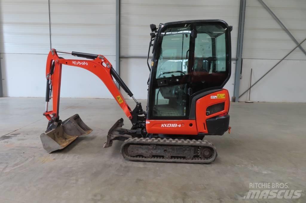 Kubota KX 018-4 Miniekskavaatorid < 7 t
