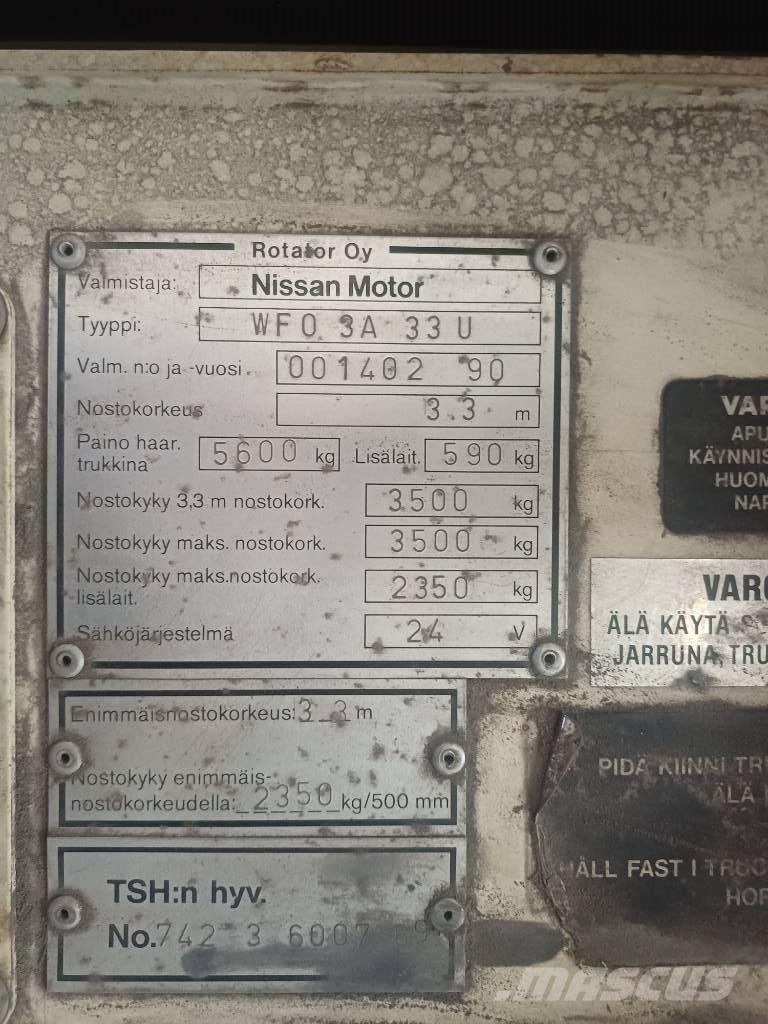 Nissan 33 U Diiseltõstukid