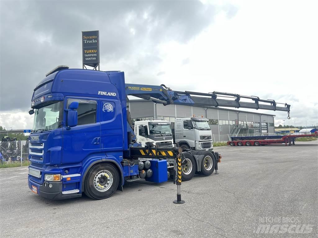 Scania R 560 6X2 Kraanaga veokid