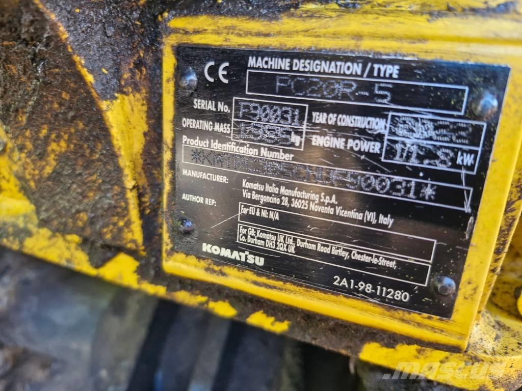 Komatsu PC 20 R-5 Miniekskavaatorid < 7 t