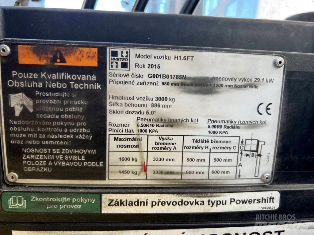 Hyster H 1.6 FT Diiseltõstukid