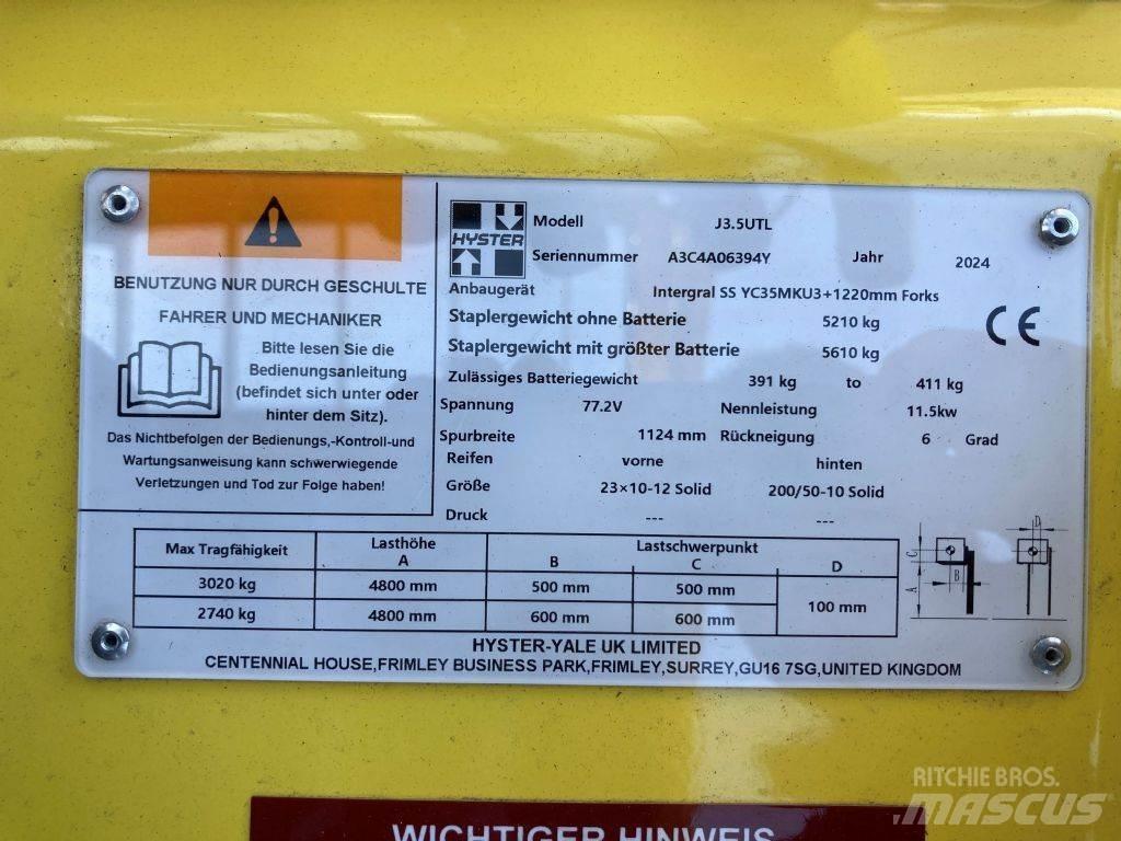 Hyster J 3.5 UTL Elektritõstukid