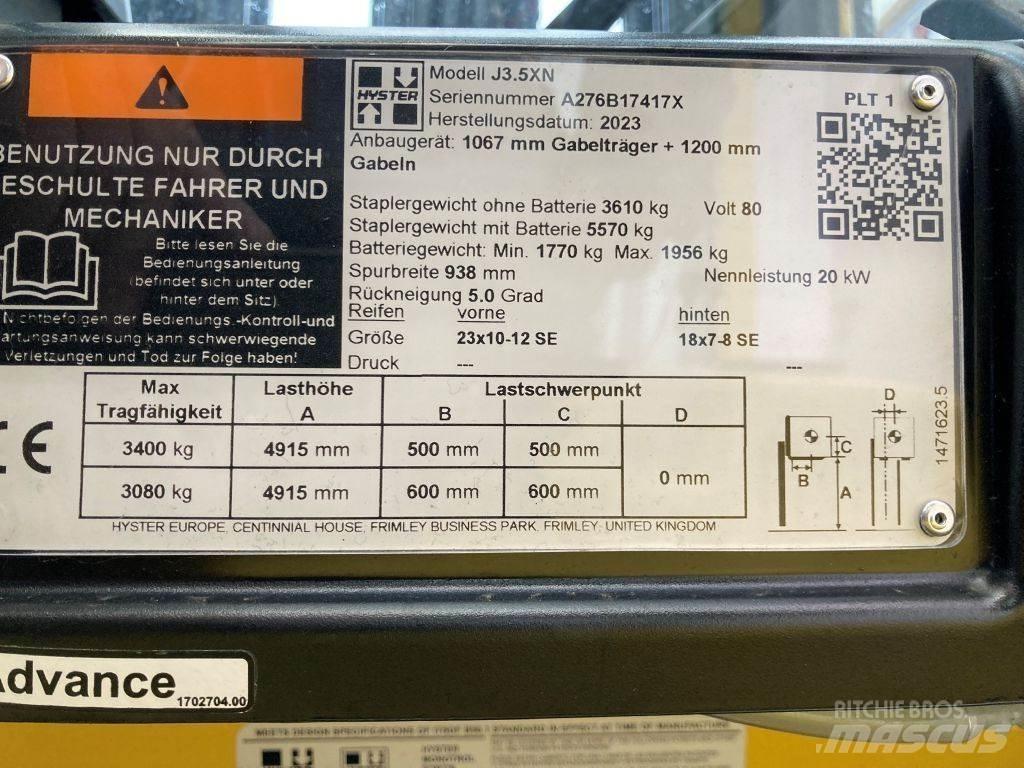 Hyster J 3.5 XN Elektritõstukid
