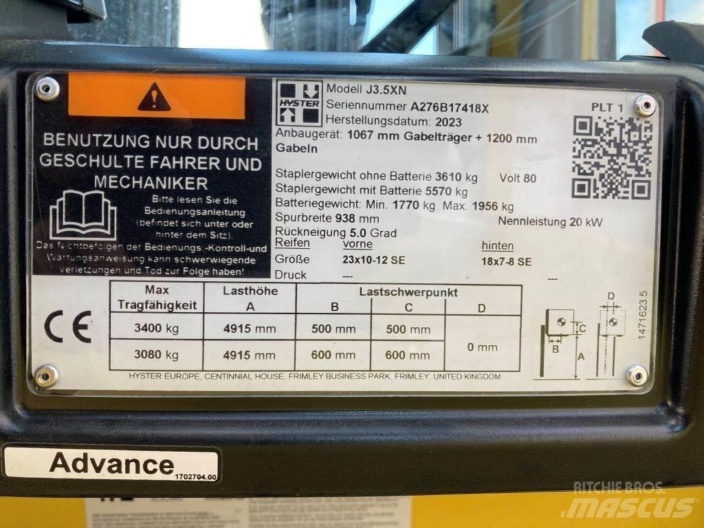 Hyster J 3.5 XN Elektritõstukid