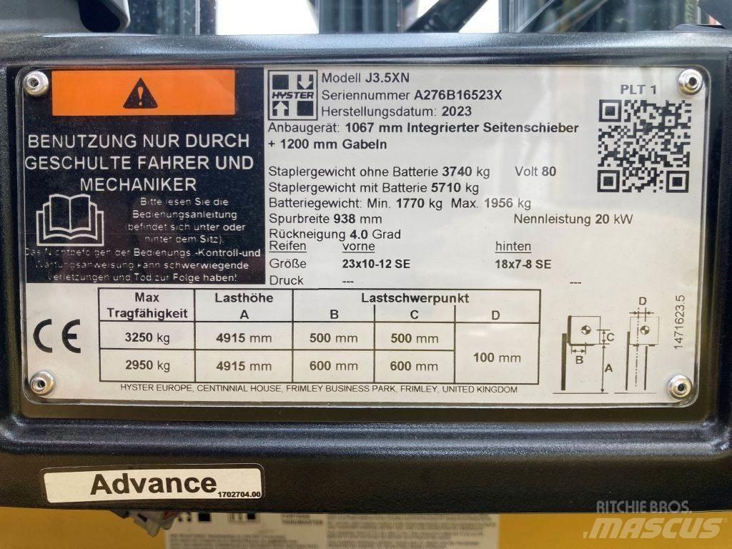 Hyster J 3.5 XN Elektritõstukid