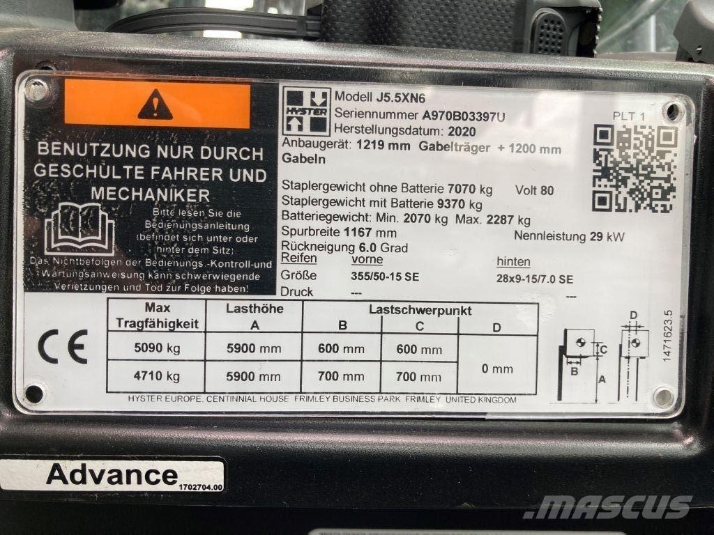 Hyster J 5.5 XN6 Elektritõstukid