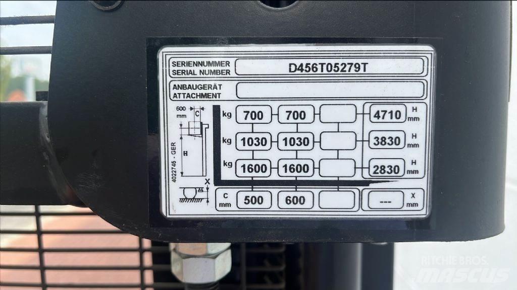 Hyster S1.6IL Järelkäidavad virnastajad