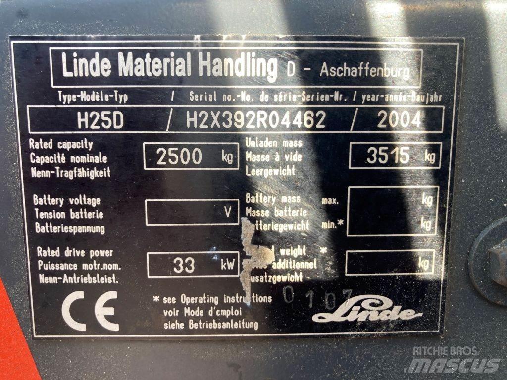 Linde H25D Diiseltõstukid