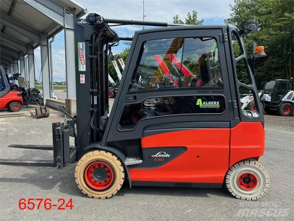 Linde E 50 HL 01 Elektritõstukid
