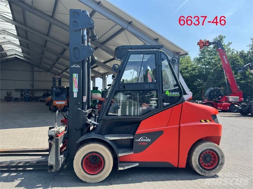 Linde E 80 - 01 / 900 Elektritõstukid
