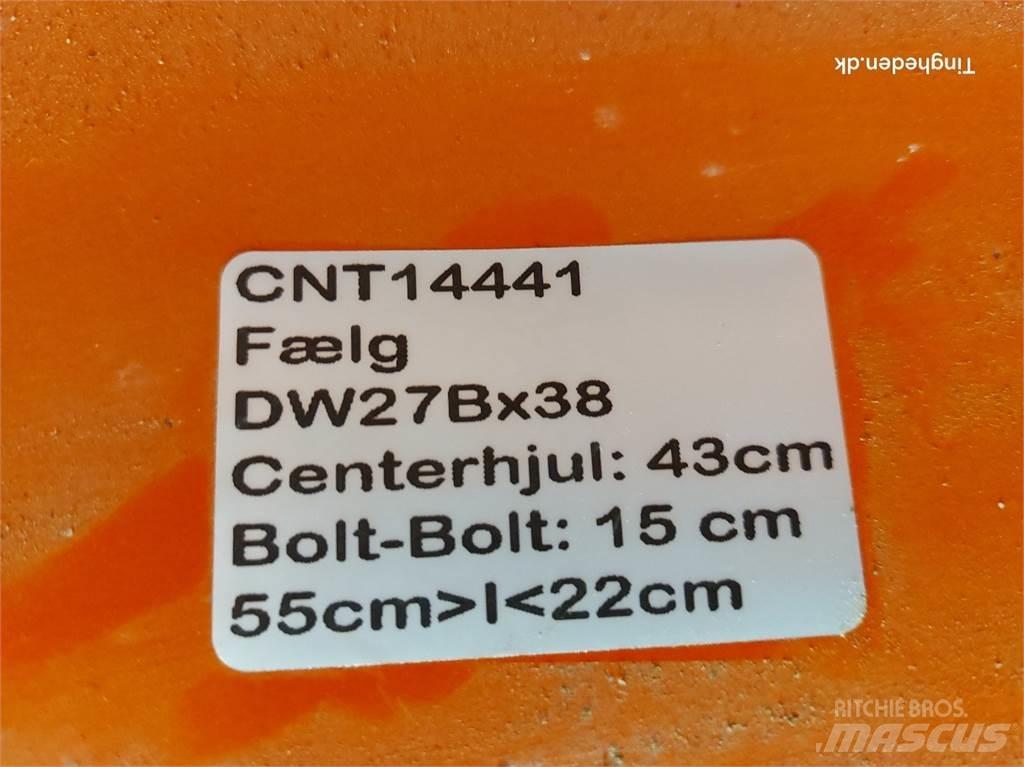  38 DW27Bx38 Rehvid, rattad ja veljed