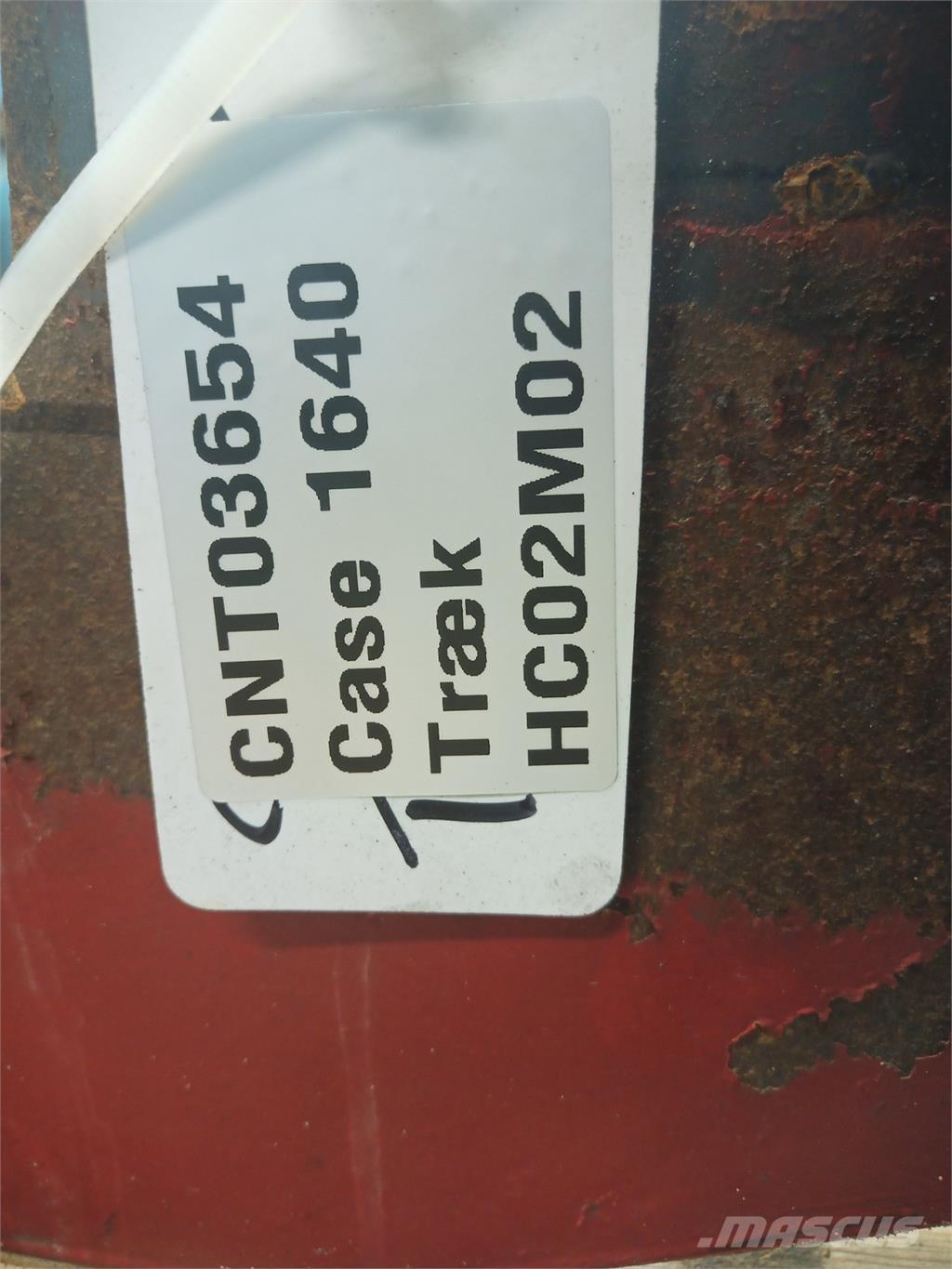 CASE 1640 Lisavarustus ja komponendid