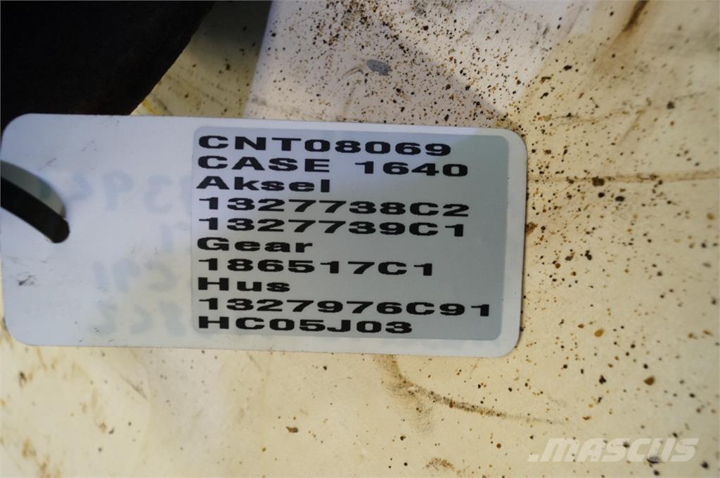 CASE 1640 Lisavarustus ja komponendid