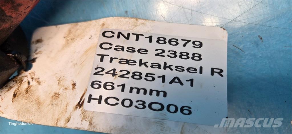 CASE 2388 Lisavarustus ja komponendid