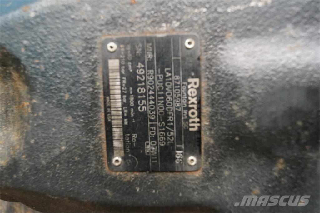 CASE 8010 Hüdraulika