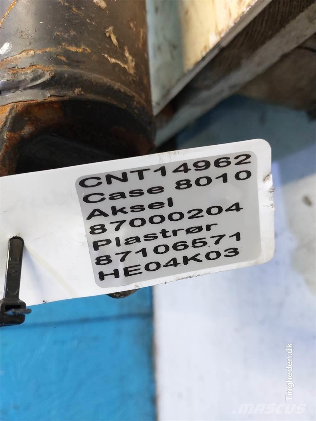 CASE 8010 Lisavarustus ja komponendid