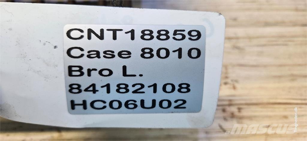 CASE 8010 Lisavarustus ja komponendid