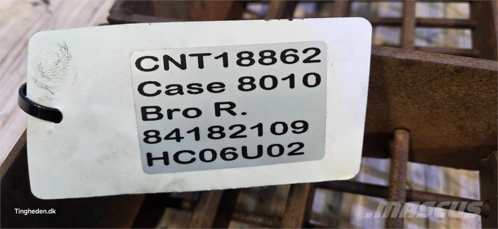 CASE 8010 Lisavarustus ja komponendid