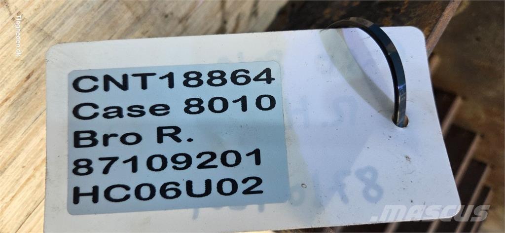 CASE 8010 Lisavarustus ja komponendid