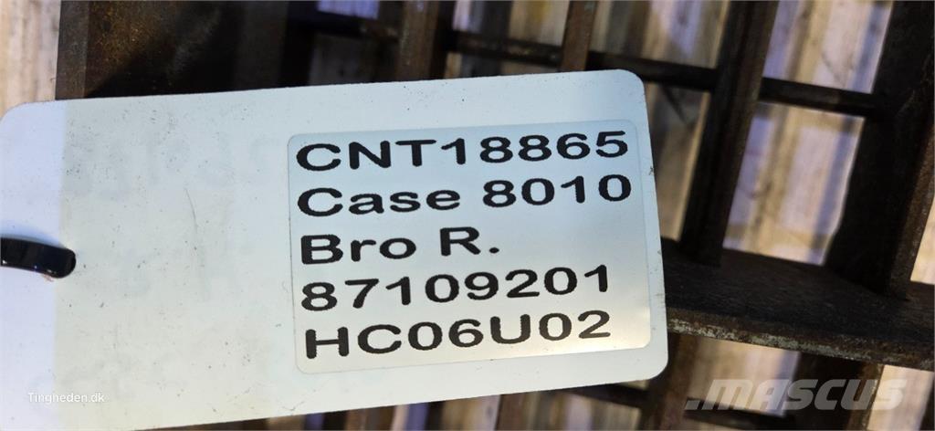 CASE 8010 Lisavarustus ja komponendid