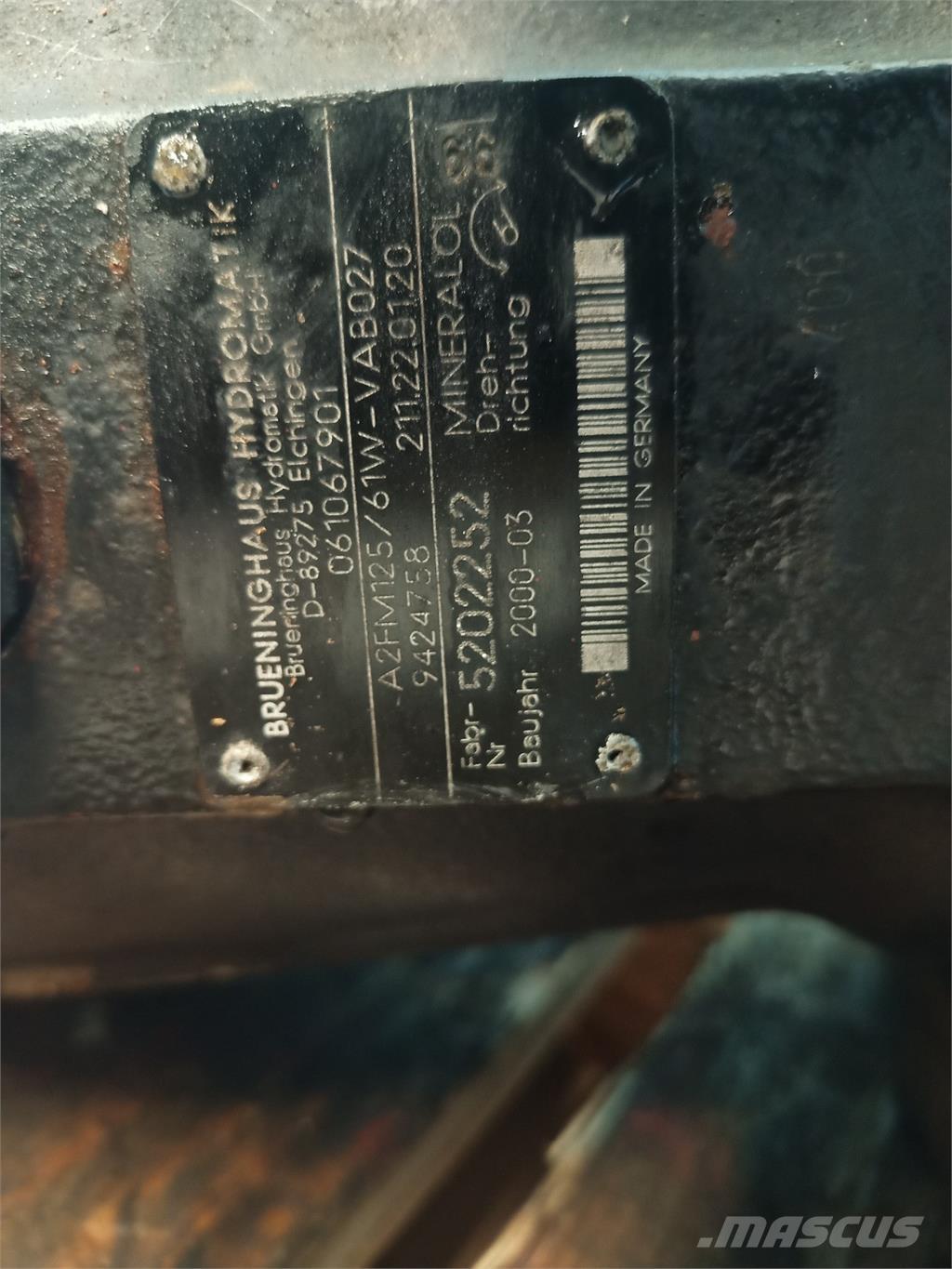 CASE CF80 Hüdraulika