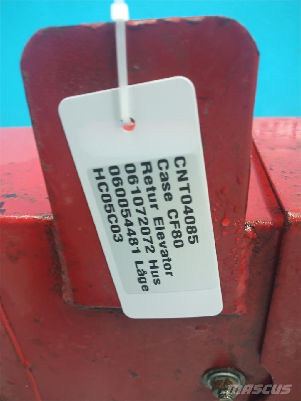 CASE CF80 Lisavarustus ja komponendid