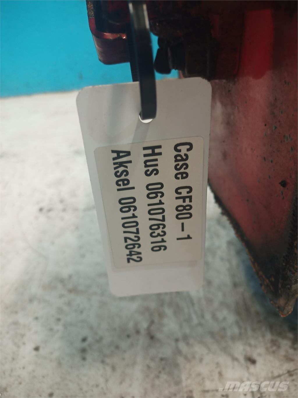 CASE CF80 Lisavarustus ja komponendid