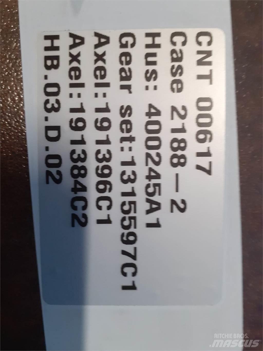 Case IH 2188 Ülekandemehhanism