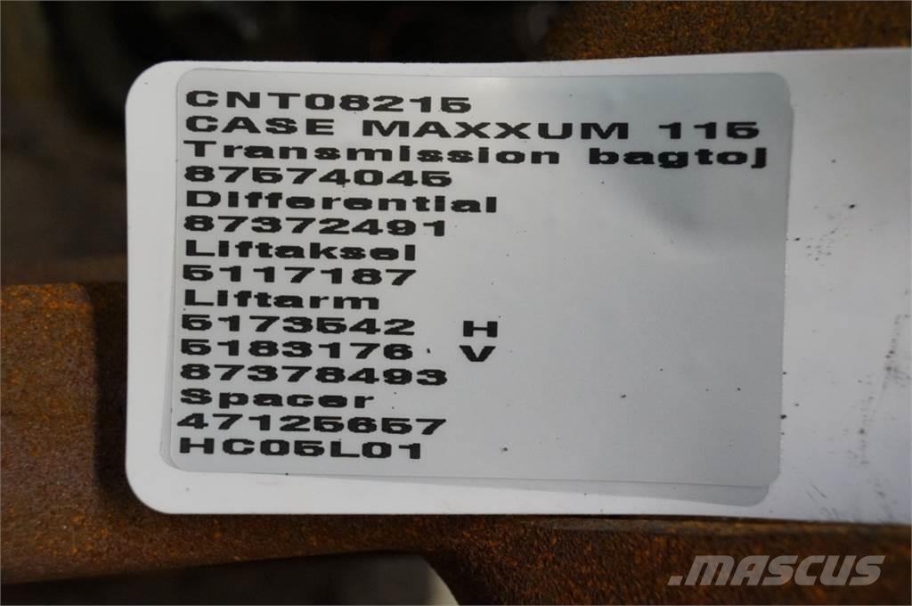 CASE Maxxum 115 Ülekandemehhanism