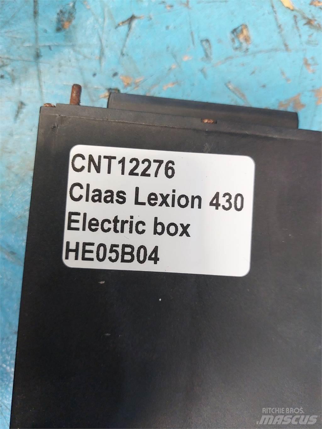 CLAAS Lexion 430 Elektroonikaseadmed