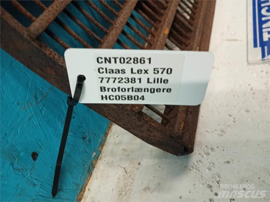 CLAAS Lexion 570 Lisavarustus ja komponendid