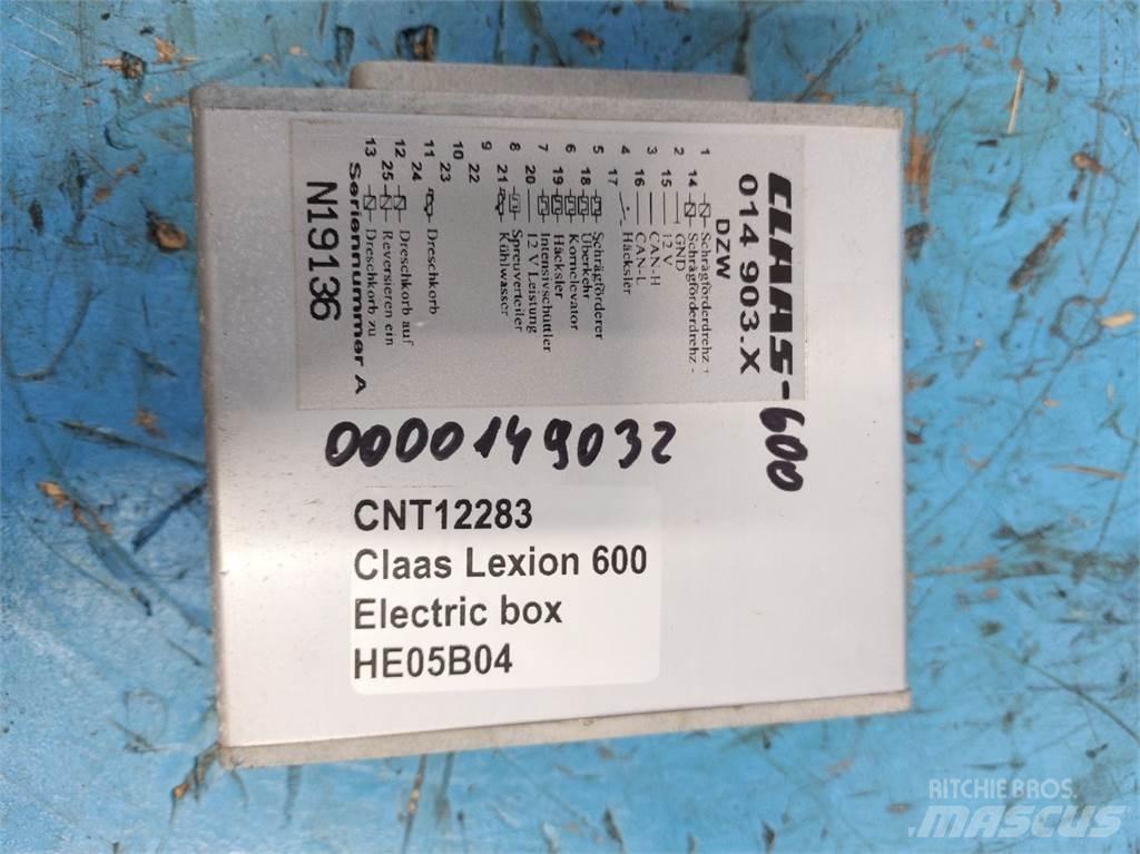 CLAAS Lexion 600 Elektroonikaseadmed