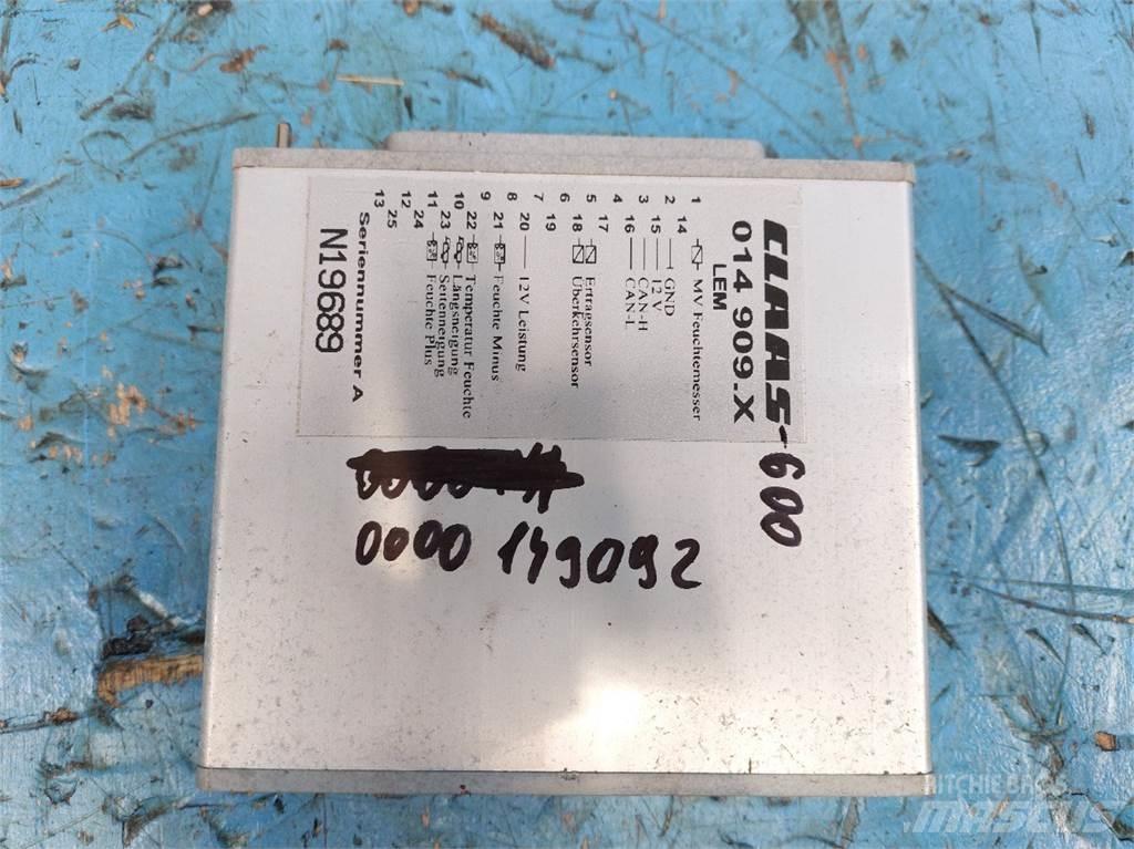 CLAAS Lexion 600 Elektroonikaseadmed