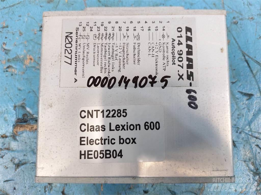 CLAAS Lexion 600 Elektroonikaseadmed