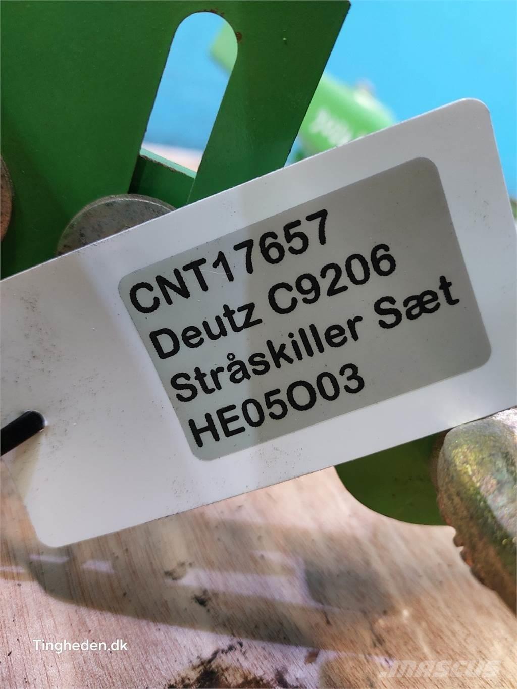 Deutz C9206 Lisavarustus ja komponendid