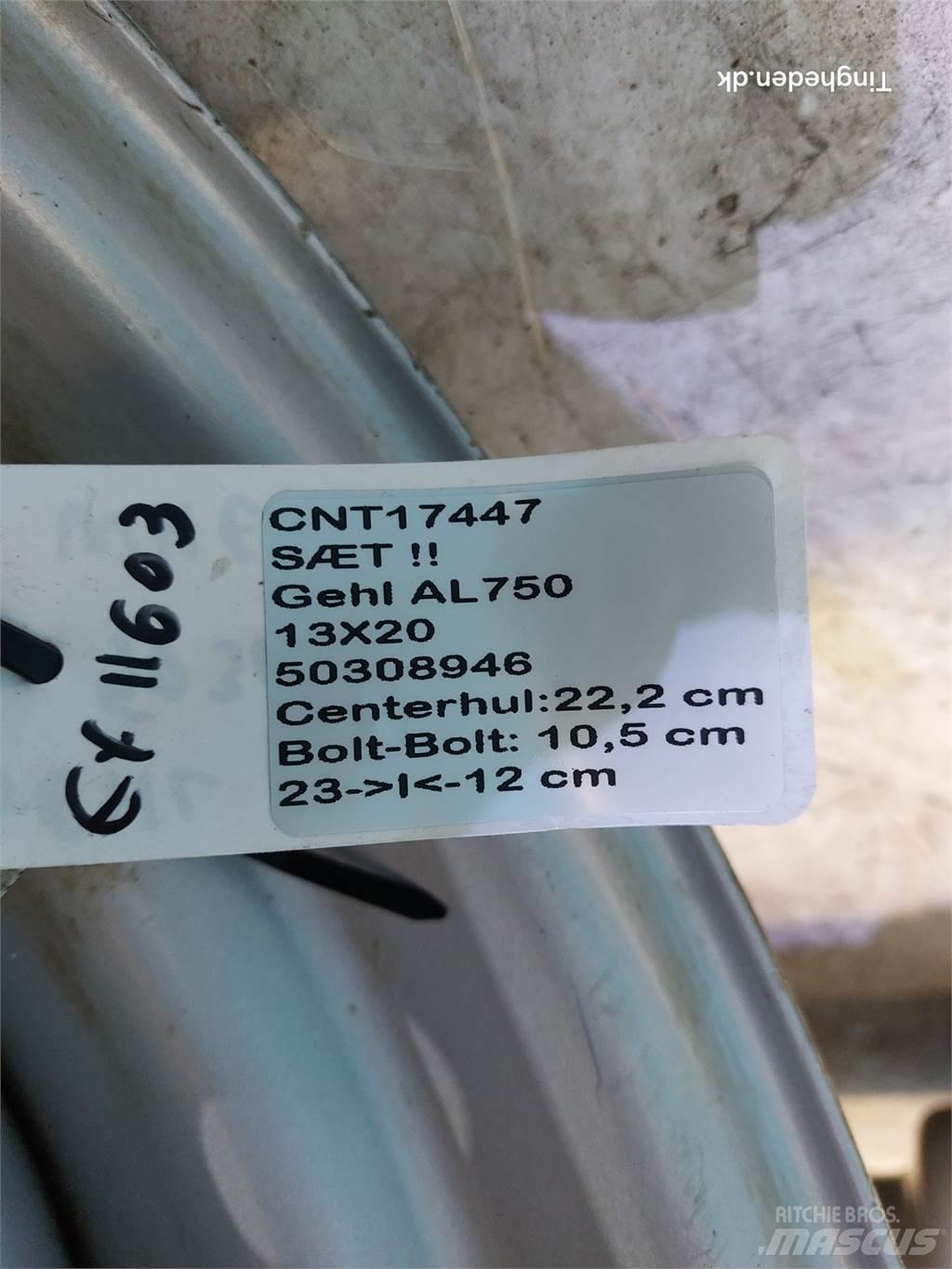 Gehl 20 13x20 Rehvid, rattad ja veljed