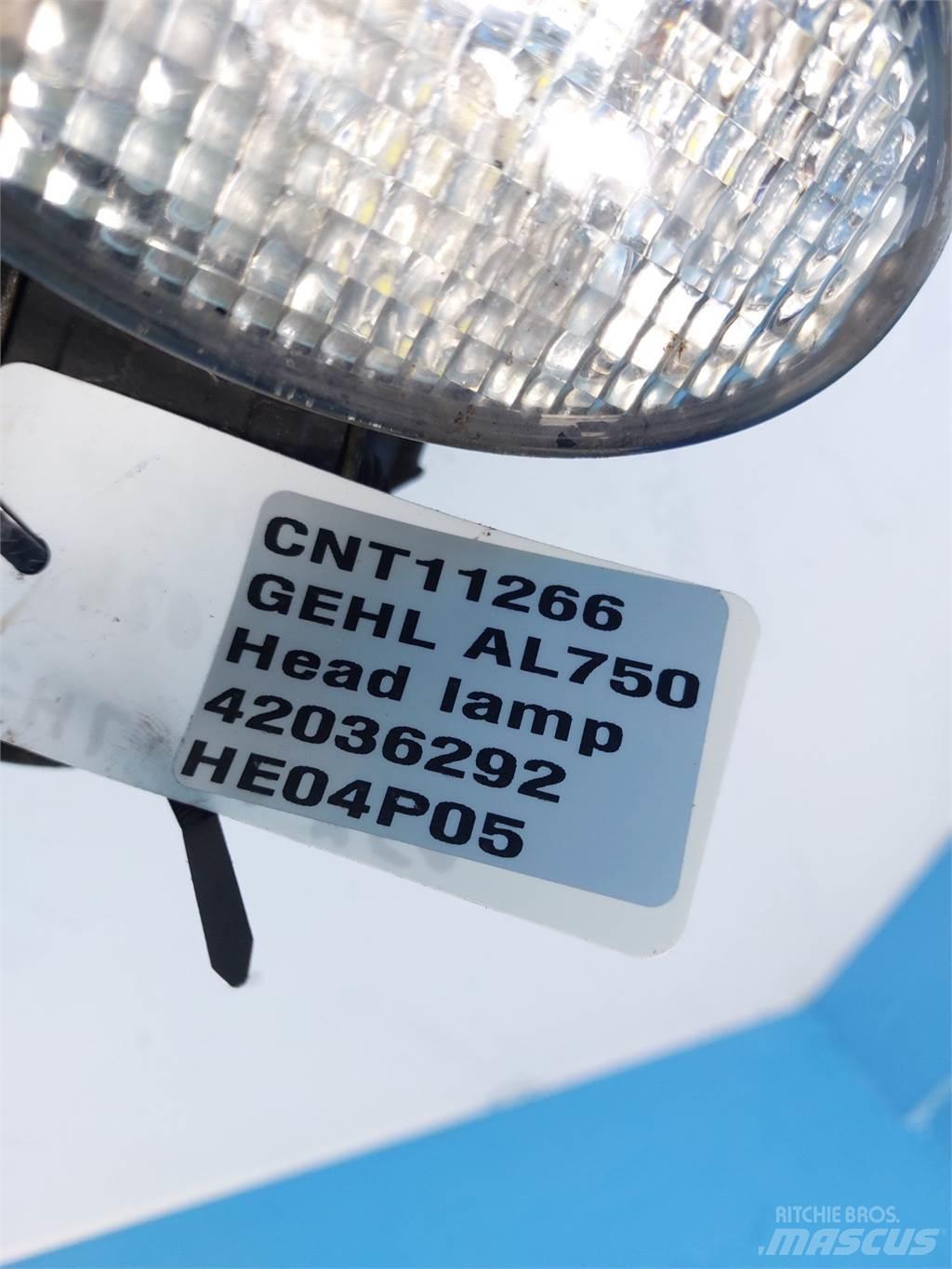 Gehl AL750 Elektroonikaseadmed