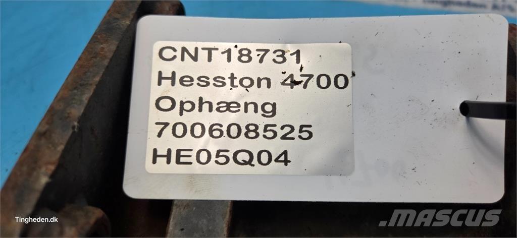 Hesston 4700 Muu silokoristustehnika