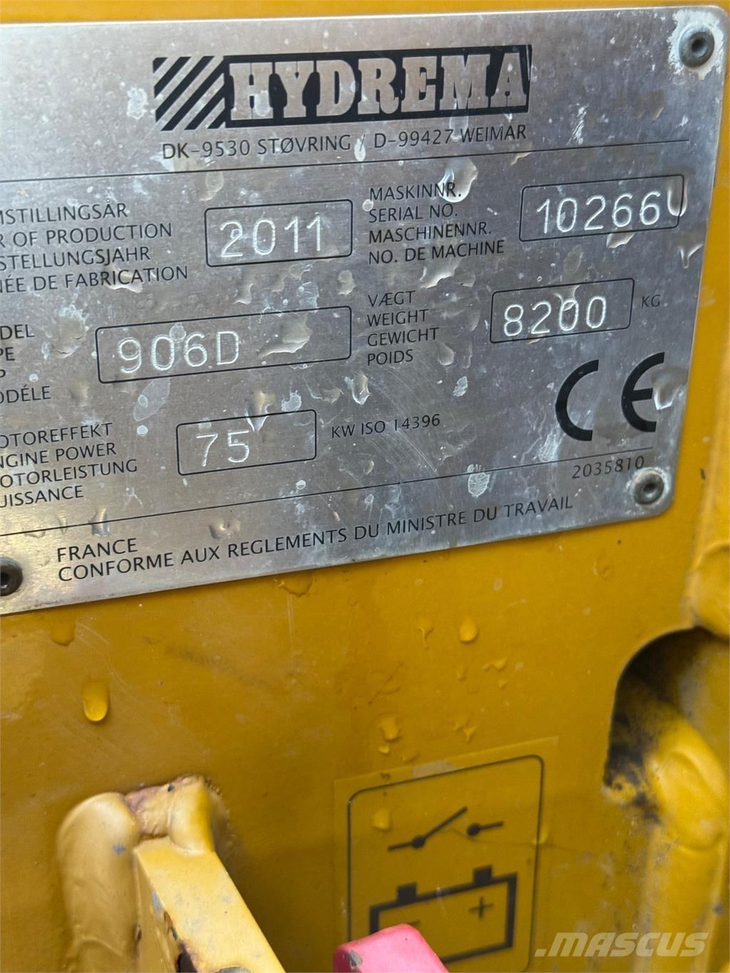 Hydrema 906D Ekskavaatorlaadurid
