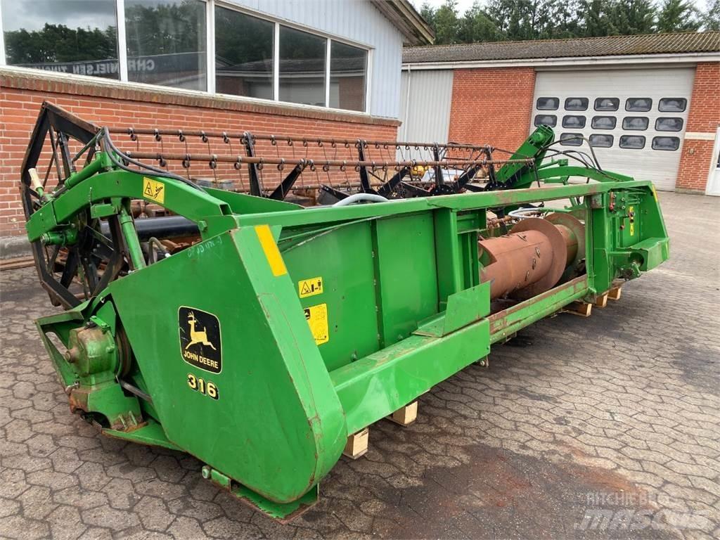 John Deere 16 Lisavarustus ja komponendid