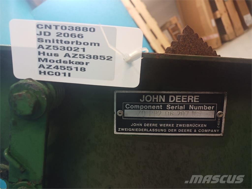 John Deere 2066 Lisavarustus ja komponendid
