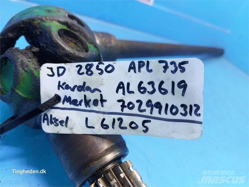 John Deere 2850 Muud traktoritarvikud