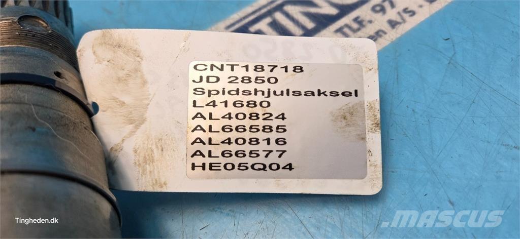 John Deere 2850 Ülekandemehhanism